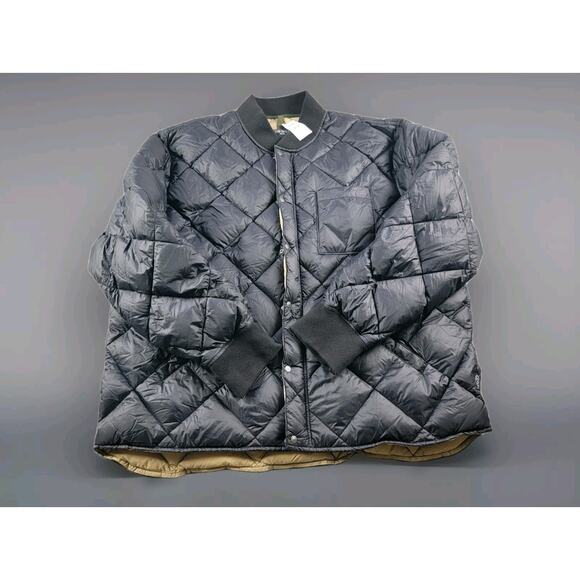 Todd Snyder Quilted Down Bomber Jacket size XXL Black NWT - Picture 1 of 12